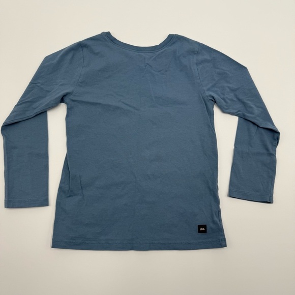 Tea Collection Girls Semper Augustus Tulips Tee Long Sleeve Shirt 5 Blue, Red - Picture 4 of 10